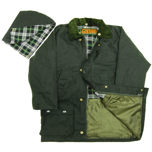 Childrens Quilted Wax Jacket