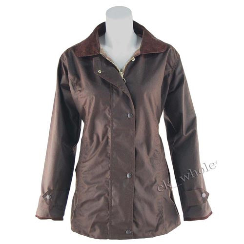 Ladies Game Fitted Antique Wax Jacket