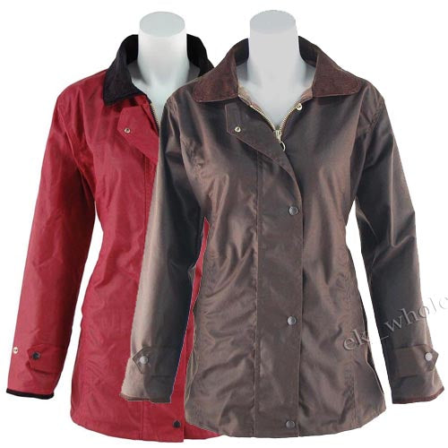 Ladies Game Fitted Antique Wax Jacket