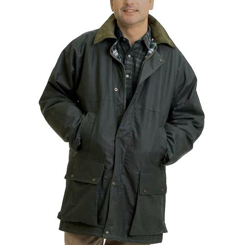 Classic Padded Wax Jacket up to 5XL