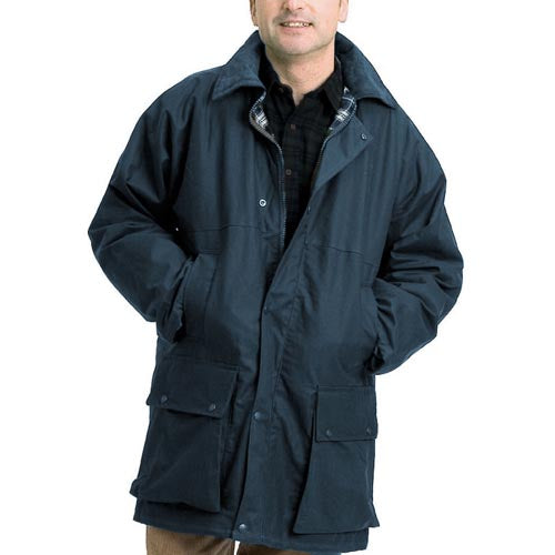 Classic Padded Wax Jacket up to 5XL