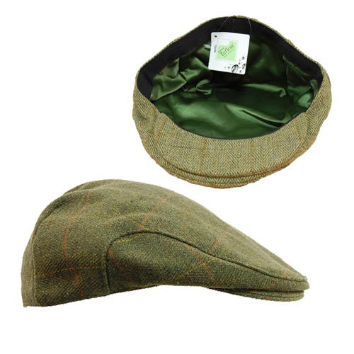 Childrens Tweed Flat Cap