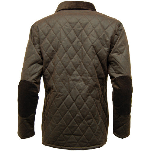 Zara Quilted Wax Jacket